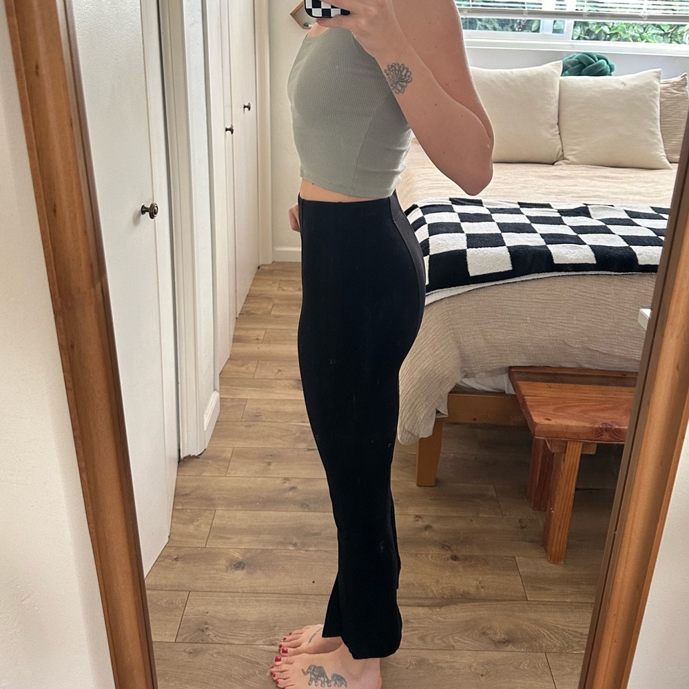 Leith black pants for women